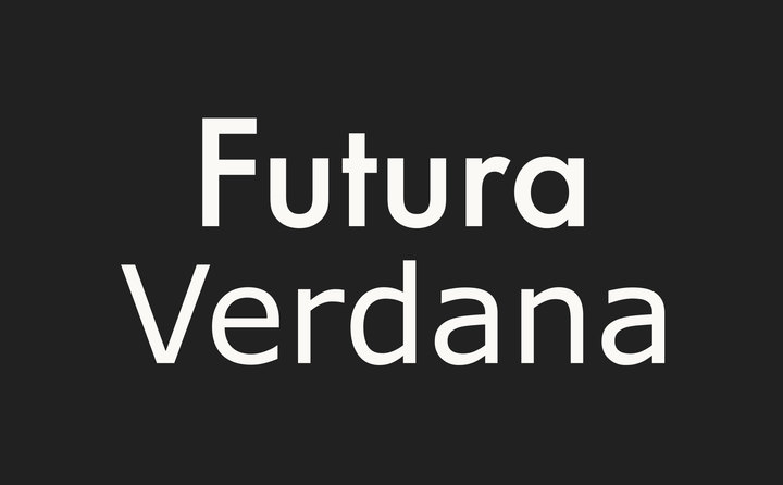 Futura Vs. Verdana