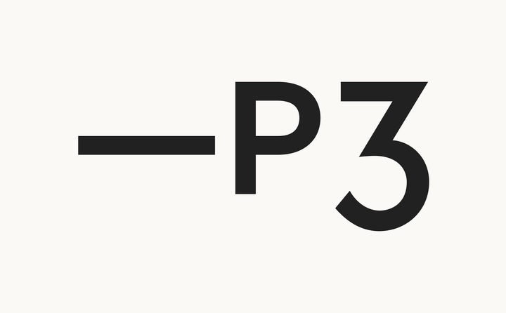 Platform3 logo designed by Fitzroy and Finn