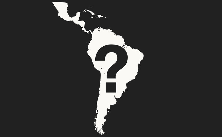 Question Mark on South America