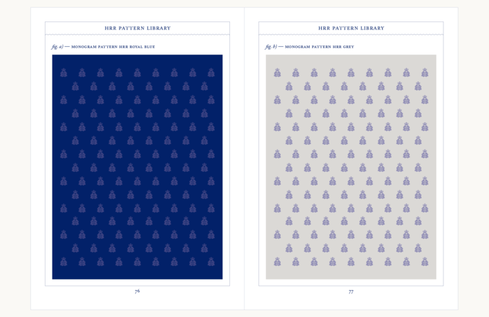 Henley Royal Regatta Style Guide designed by Fitzroy and Finn