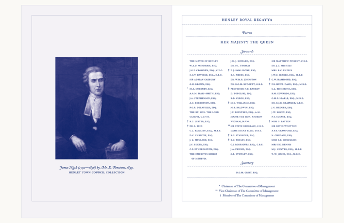 Henley Royal Regatta Style Guide designed by Fitzroy and Finn Henley Royal Regatta Style Guide designed by Fitzroy and Finn