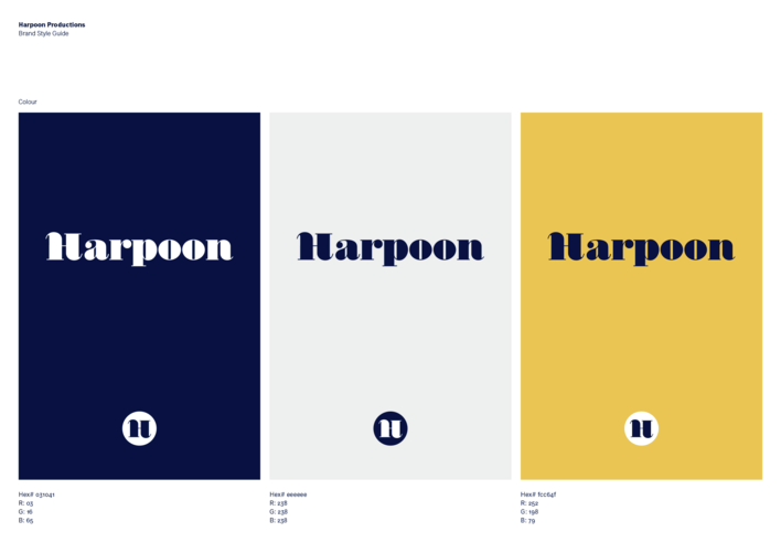 Harpoon colour variation
