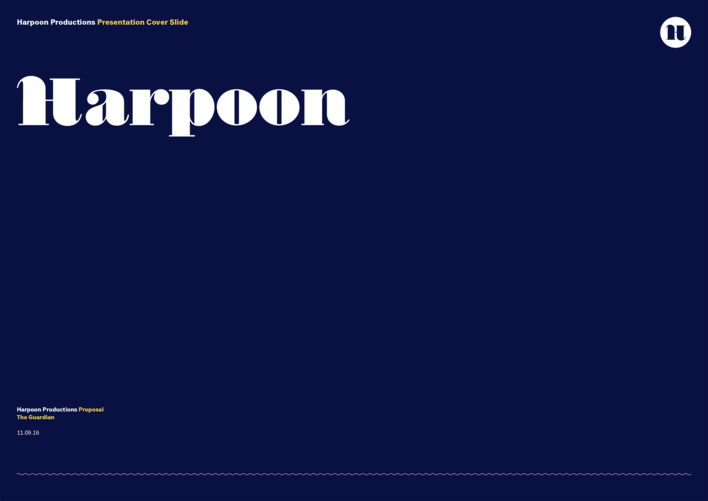 Harpoon presentation title page