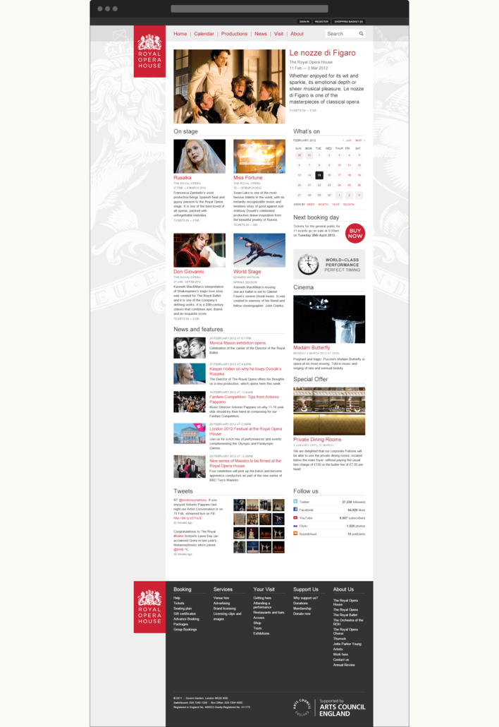 Royal Opera House website