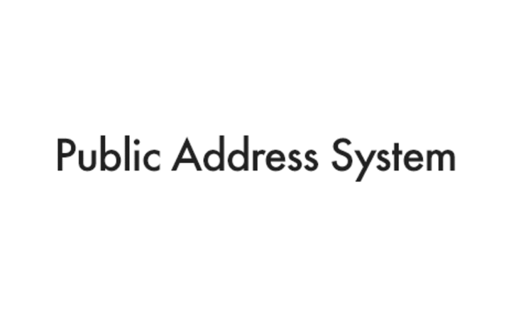 Public Address System